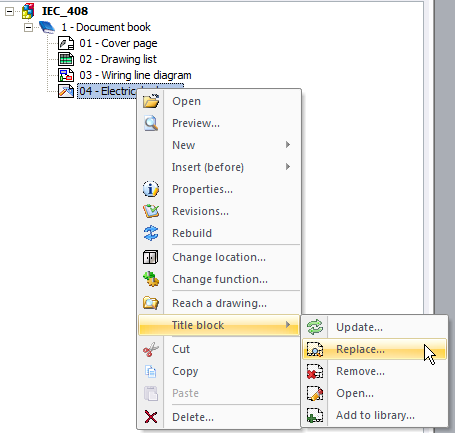 Customized title block insertion into elecworks projects