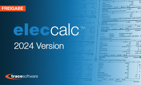 Neuheiten elec calc™ 2024: Eine optimierte Berechnungsnotiz und verbesserte synoptische Darstellung