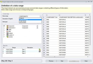 Select components functions elecworks
