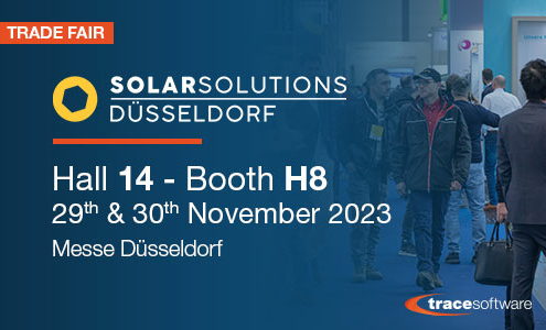 Meet Trace Software at Solar Solutions 2023 in Düsseldorf