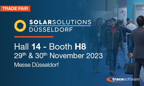 Meet Trace Software at Solar Solutions 2023 in Düsseldorf